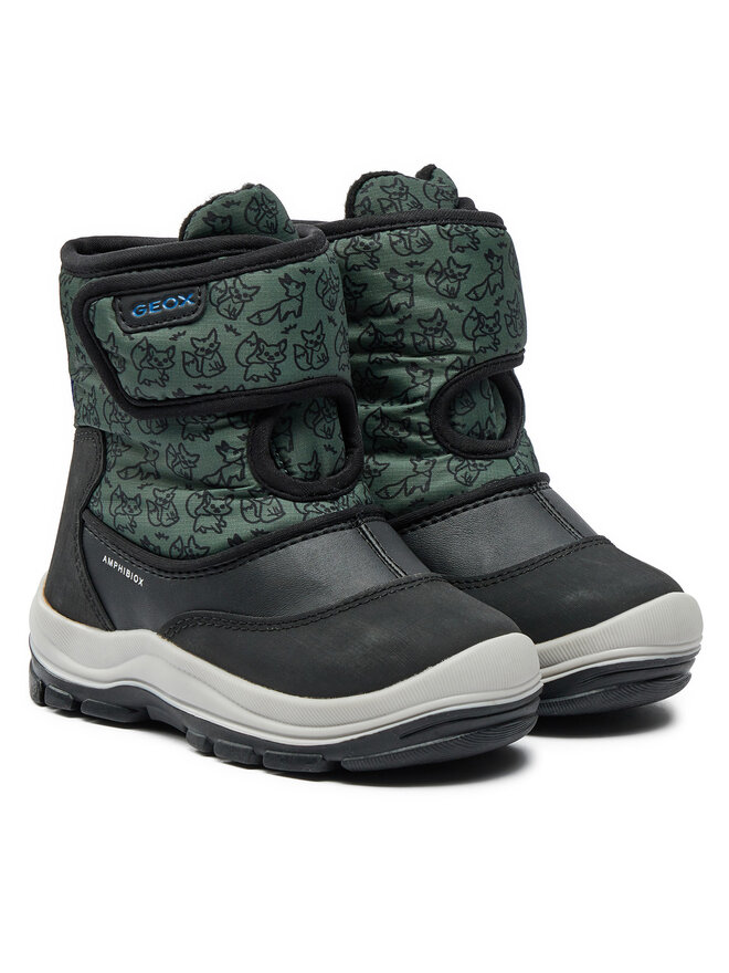 Geox Sniego batai Geox B Flanfil Boy B Abx B263VE 0BCMN C9358 S Juoda
