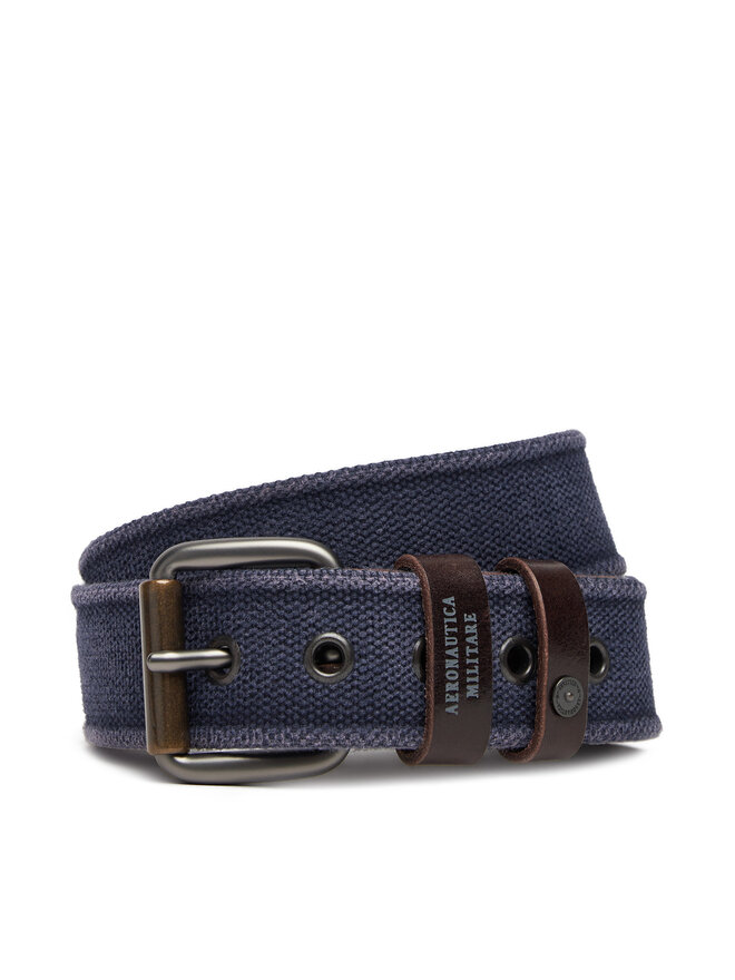 Aeronautica Militare Pánský pásek Aeronautica Militare 252CI0315UCT04246 Tmavomodrá