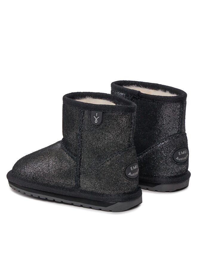 EMU Australia Čizme za snijeg EMU Australia Wallaby Mini Metallic K11856 Crna