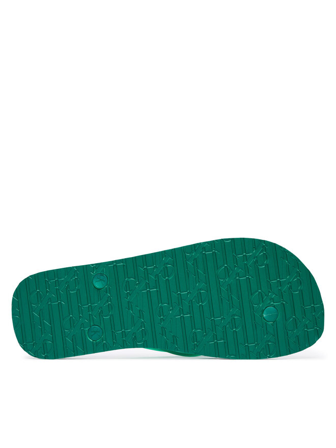 Calvin Klein Zehentrenner Calvin Klein Logo Strap HM0HM02105 Grün