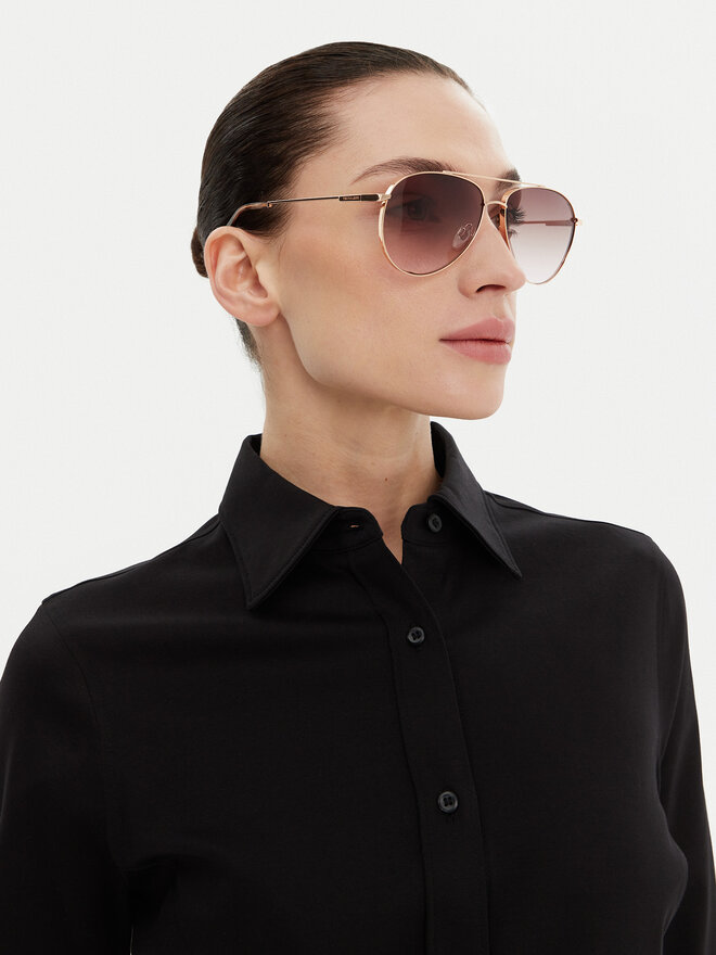 Trussardi Okulary przeciwsłoneczne Trussardi TSM3015 Złoty