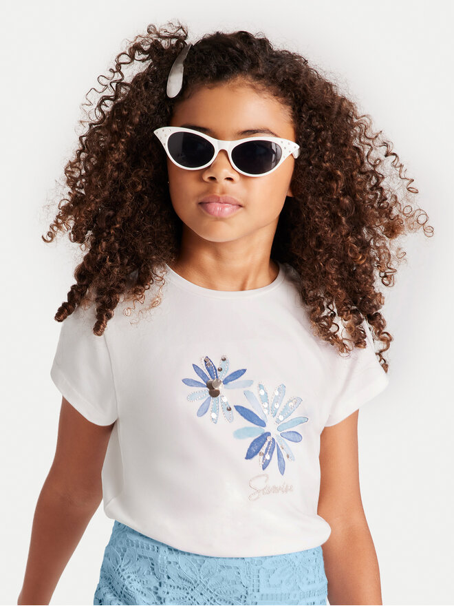 Mayoral Mayoral Camiseta 6020 Écru Regular Fit
