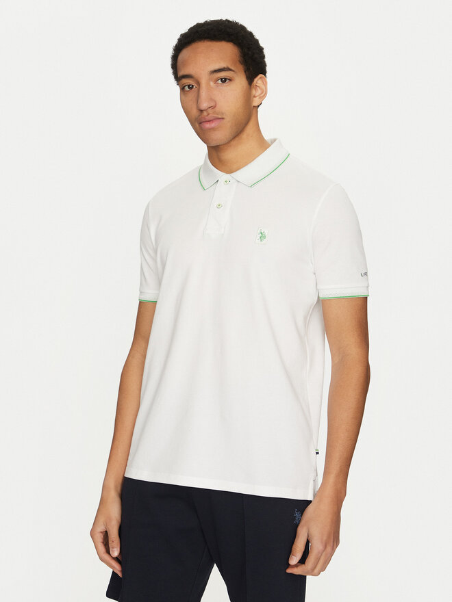U.S. Polo Assn. U.S. Polo Assn. Pólóing MUP3508 Fehér Regular Fit