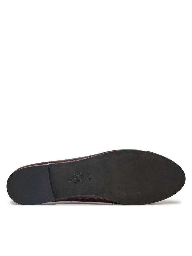 Tory Burch Baleriny Tory Burch Cap Toe Ballet 165365 Bordowy