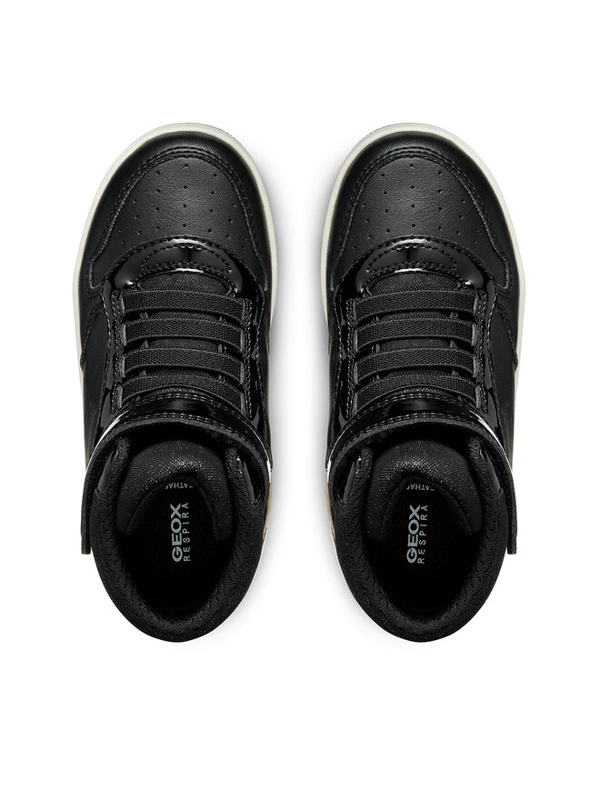 Geox Sneakersy Geox J Washiba Girl J36HXA 05402 C9999 S Čierna