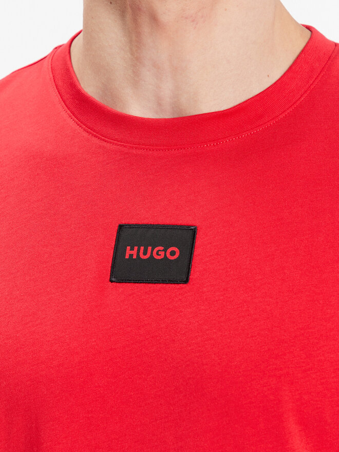 HUGO HUGO Camiseta Diragolino212 50447978 Rojo Regular Fit