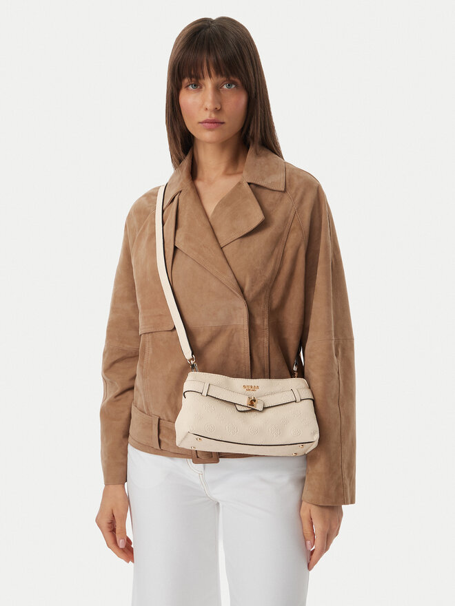 Guess Handtasche Guess Ella Logo Mini HWPD97 46730 Hellbeige