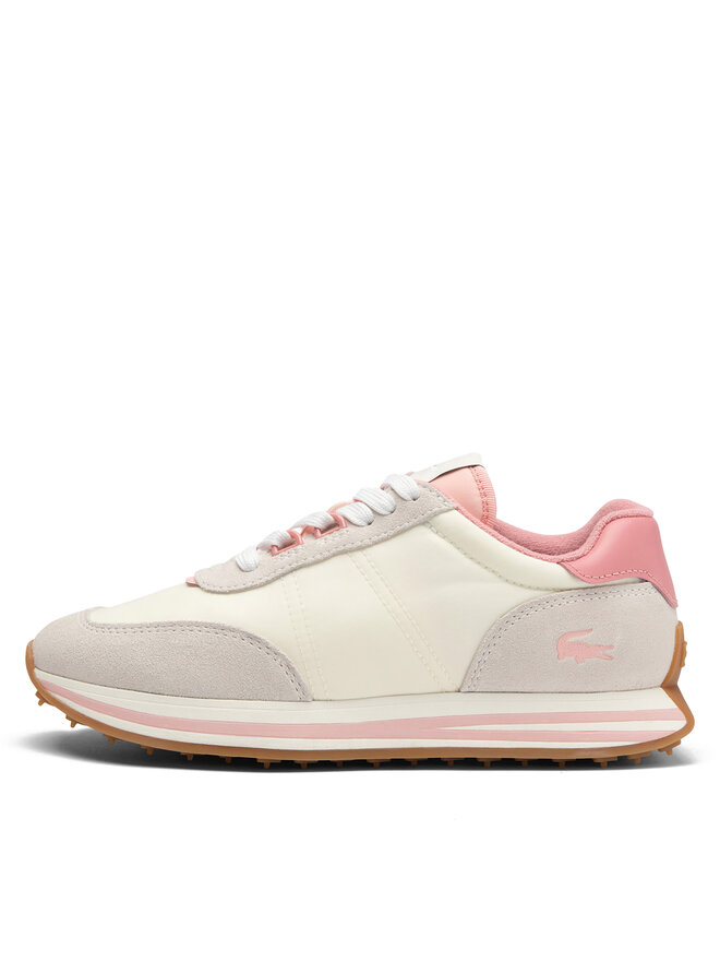 Lacoste Sneakersy Lacoste L-Spin Stripe Sole 747SFA0018 Écru