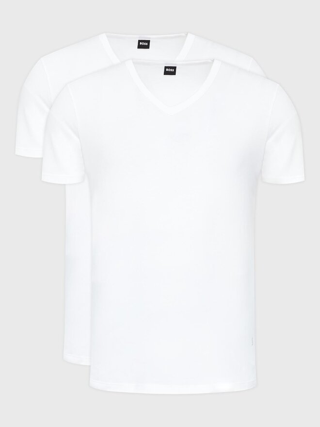 BOSS Boss 2 marškinėlių komplektas Modern 50475292 Balta Slim Fit