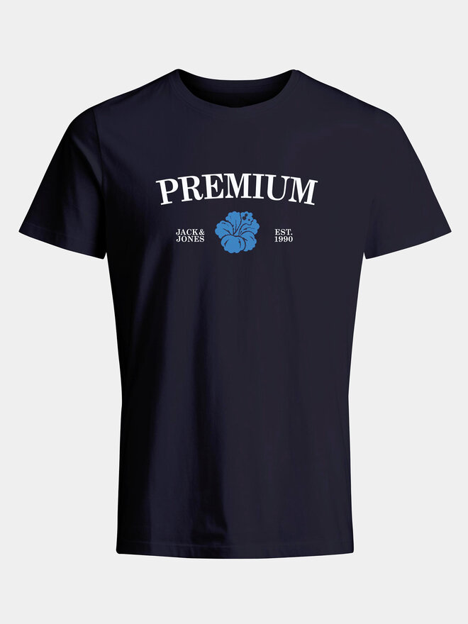 Jack&Jones Jack&Jones Camiseta Jprblaalfie 12259673 Azul marino Regular Fit
