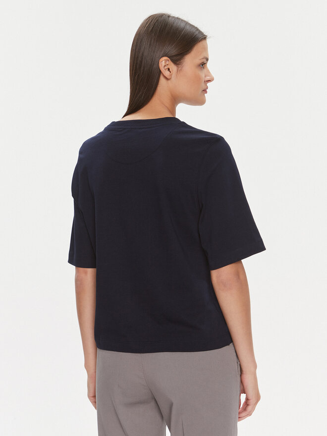 United Colors Of Benetton United Colors Of Benetton Marškinėliai 3BL0E17G5 Tamsiai mėlyna Boxy Fit