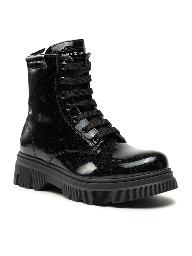 Tommy Hilfiger Чоботи Tommy Hilfiger T4A5-33041-1237999 S Чорний