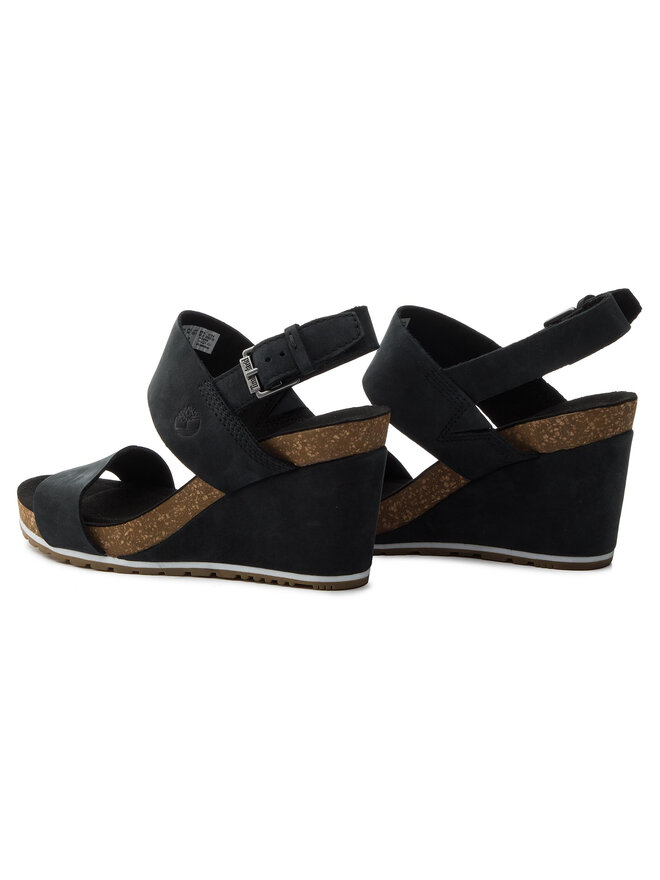 Timberland Босоніжки Timberland Capri Sunset Wedge TB0A1MSY0151 Чорний