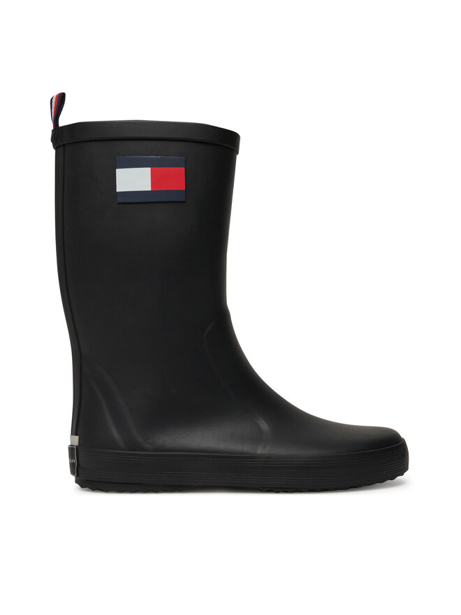 Tommy Hilfiger Гумени ботуши Tommy Hilfiger T3XC-33923-0047 S Черен