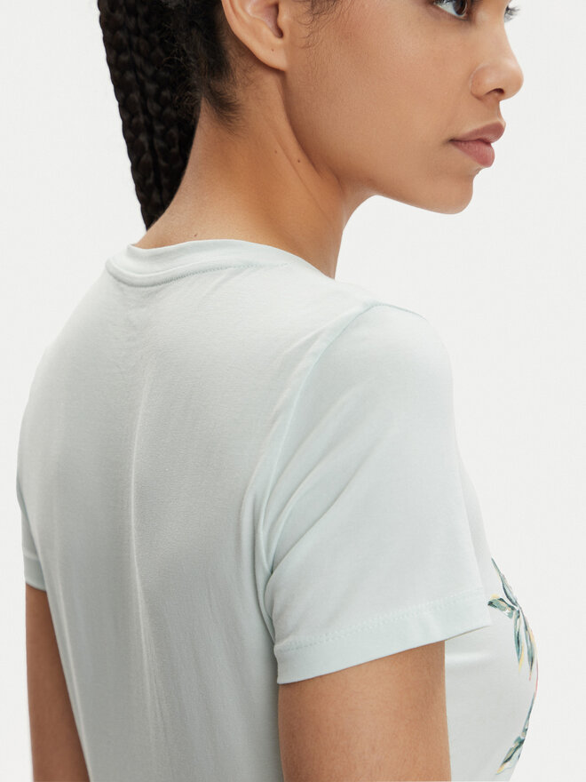 Guess Guess Футболка W4GI24 J1314 Блакитний Slim Fit