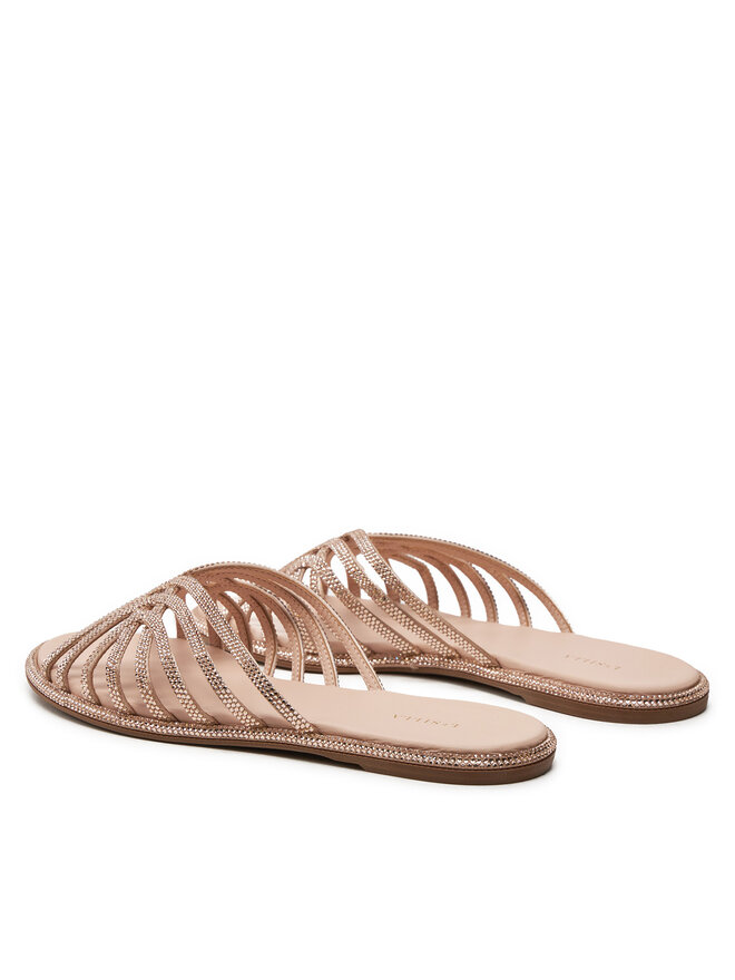 Le Silla Chanclas Le Silla Embrace Divina 1216B020MTPPSAT158 Oro