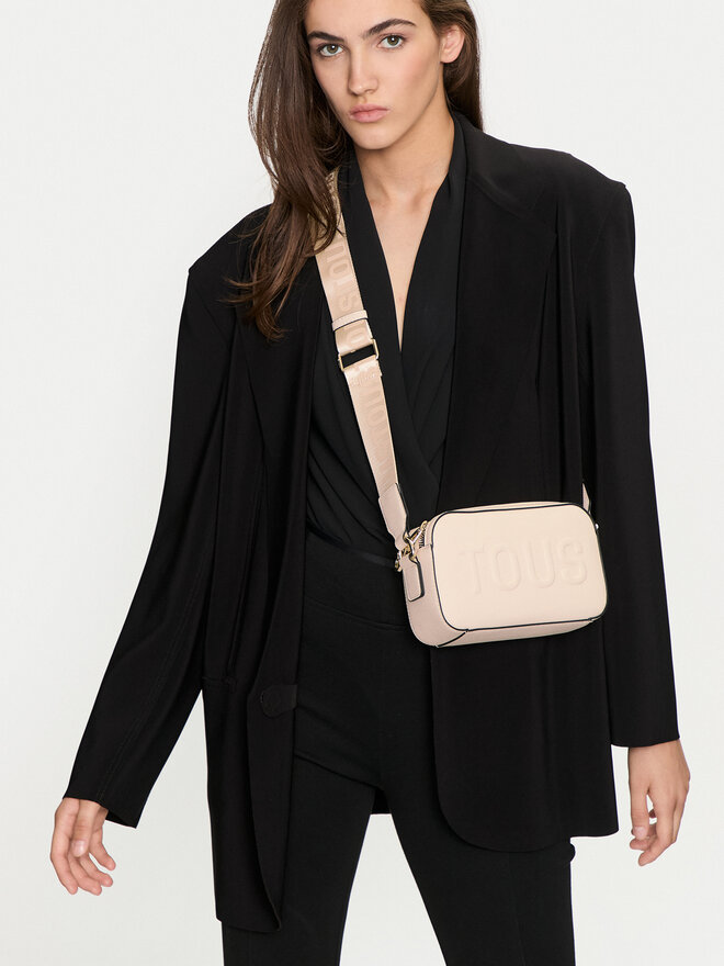 TOUS Bolso TOUS Bandolera Reporter T La Rue 2002020501 Écru