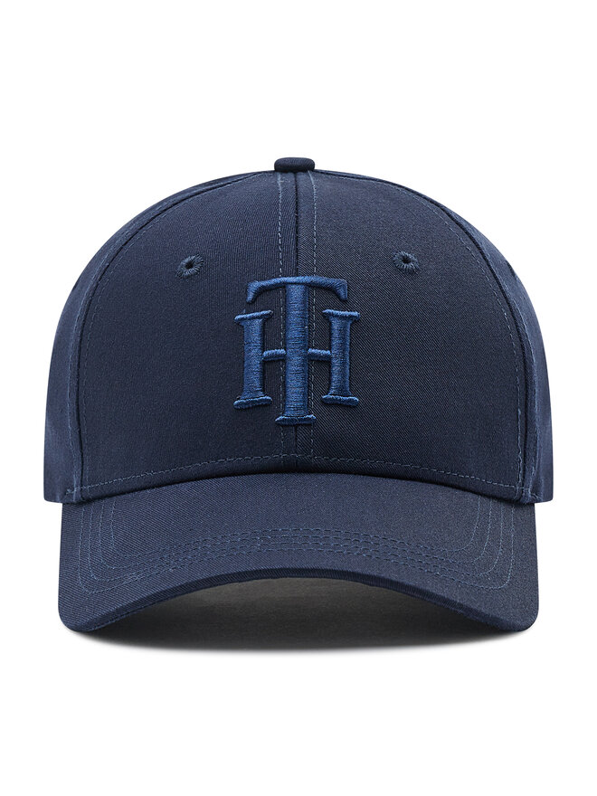 Tommy Hilfiger Șapcă Tommy Hilfiger Outline AW0AW12172 Bleumarin