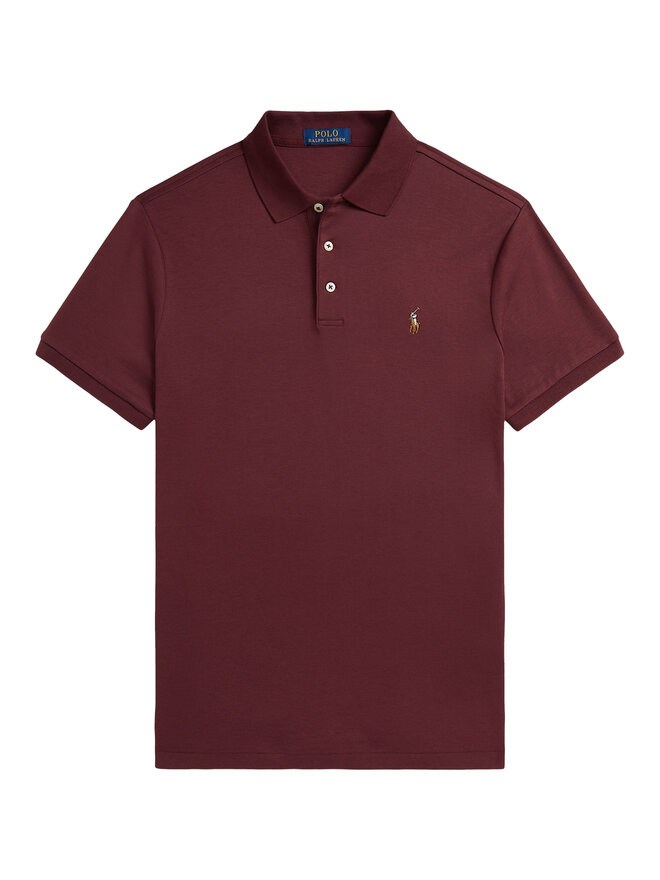 Polo Ralph Lauren Polo Ralph Lauren Поло 710704319173 Бордовий Custom Slim Fit