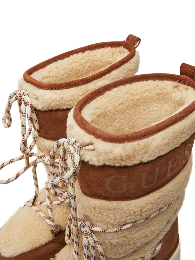 Guess Śniegowce Guess Undela2 FLFUN2 FUR11 Beżowy