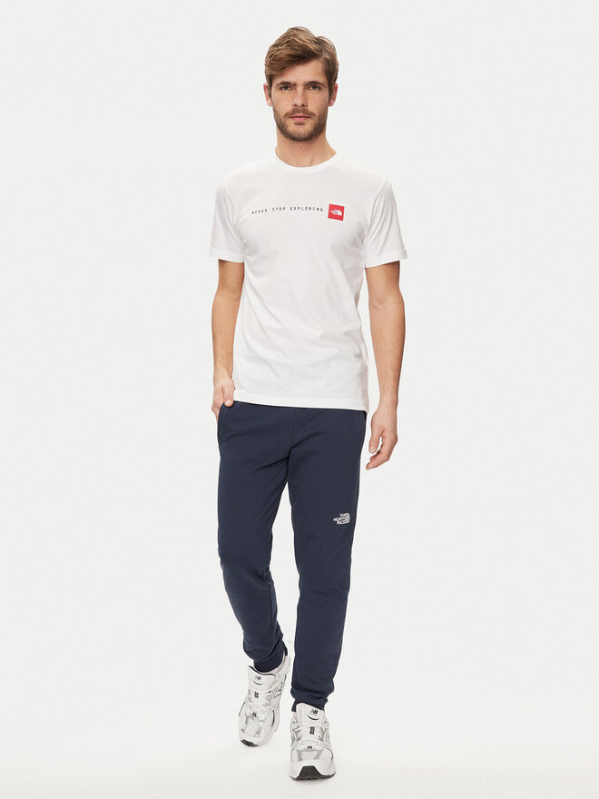 The North Face The North Face Marškinėliai Never Stop NF0A87NS Balta Regular Fit