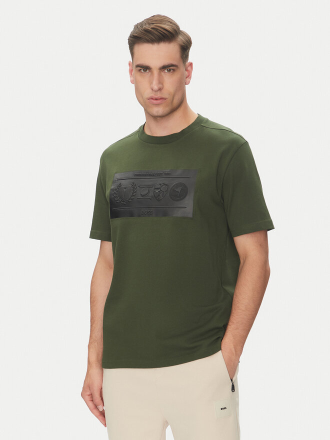 BOSS BOSS T-Shirt 50538112 Grün Regular Fit