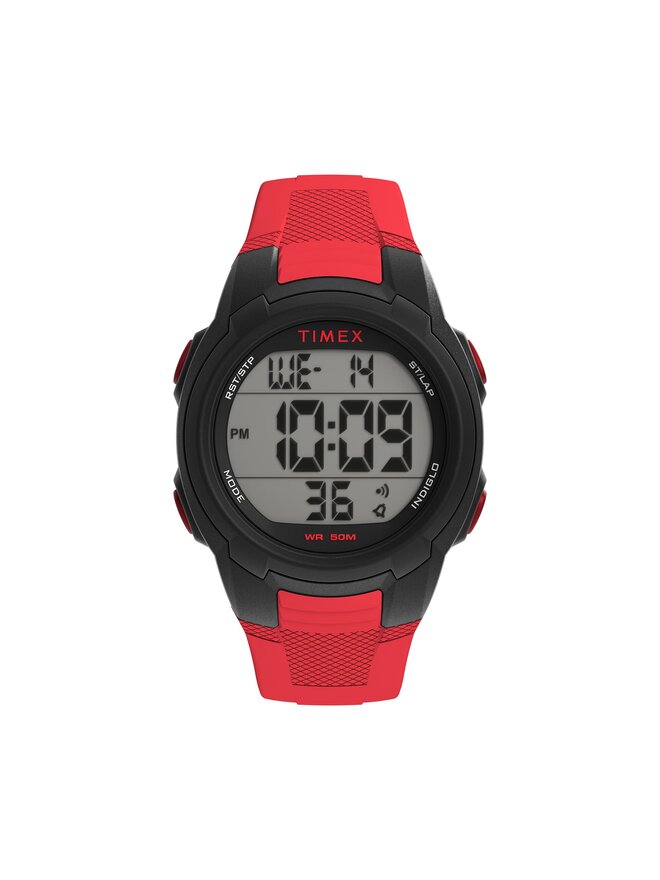 Zegarek Timex DGTL Sport T100 TW5M58500 Czerwony eobuwie .pl