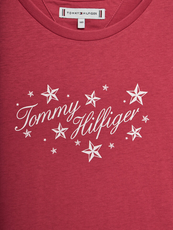 Tommy Hilfiger Tommy Hilfiger Marškinėliai KG0KG08250 D Rožinė Regular Fit