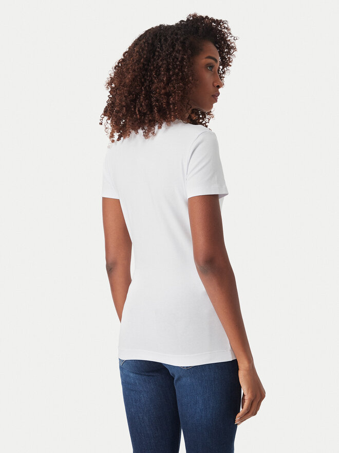 Guess Guess T-Shirt W6YI25 K4344 Weiß Slim Fit
