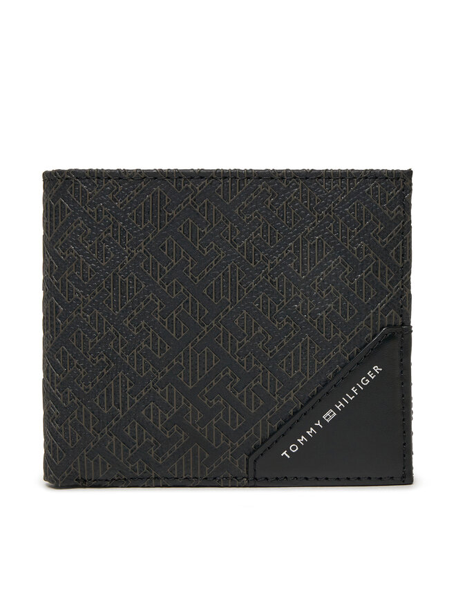 Tommy Hilfiger Portofel pentru bărbați Tommy Hilfiger Monogram AM0AM12773 Negru