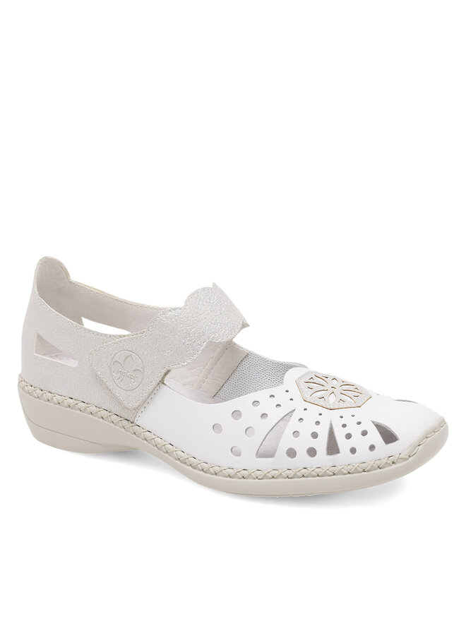 Rieker Halbschuhe Rieker 41368-80 Weiß