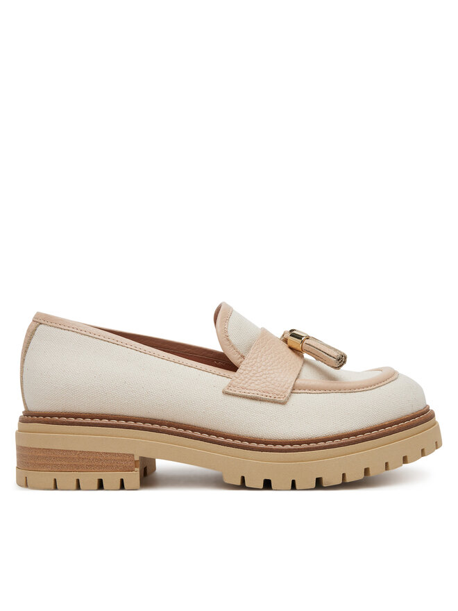 Pollini Loafersy Pollini SA10144G1MTO112A Écru