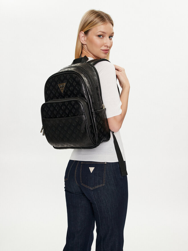 Rucksack Guess TWD745 29900 Schwarz eschuhe