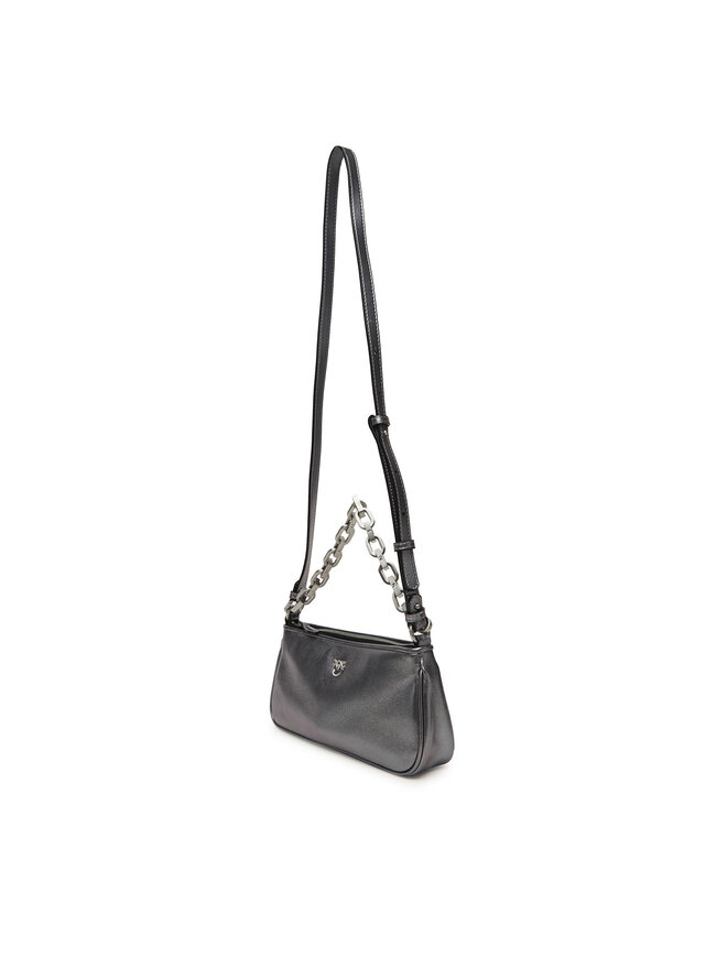 PINKO Сумка PINKO Half Moon Baguette Mini AI 25-26 PLTT 105069 A2O9 Срібний