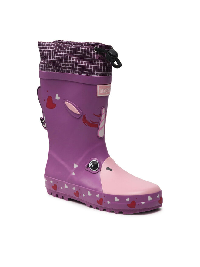 Regatta Kalosze Regatta Mudplay Jnr RKF649 Fioletowy