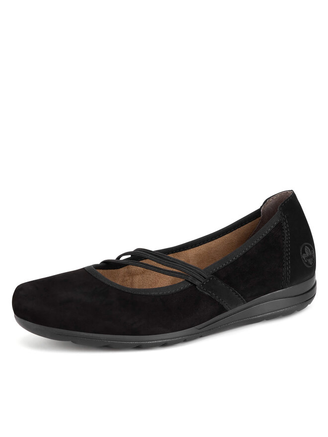 Rieker Baleriny Rieker L9369-00 Czarny