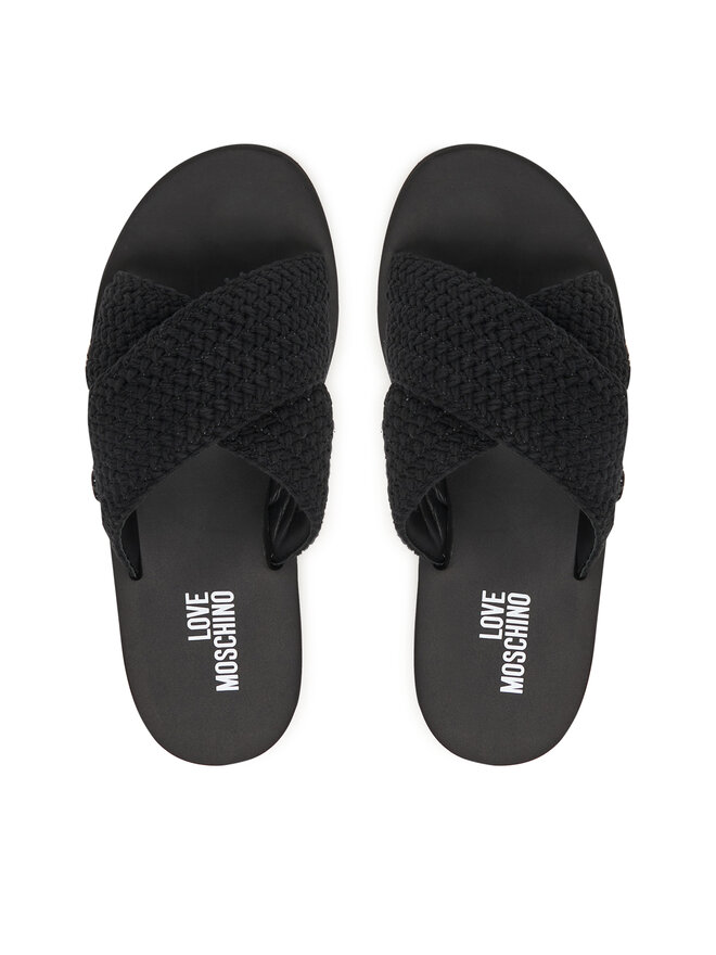 LOVE MOSCHINO Pantoletten LOVE MOSCHINO JA28324G0OJQC000 Schwarz