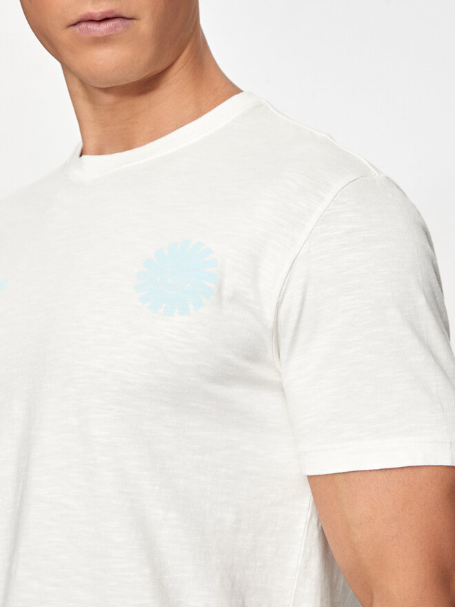 United Colors Of Benetton United Colors Of Benetton Футболка 3F98U1092 Écru Regular Fit