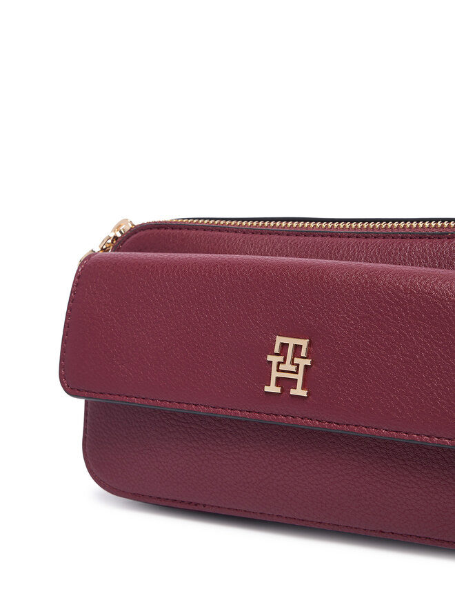 Tommy Hilfiger Handtasche Tommy Hilfiger Th Icon Camera Bag AW0AW18721 Dunkelrot