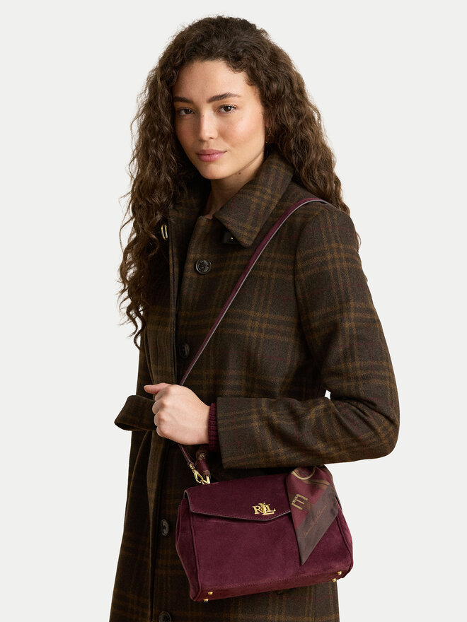 LAUREN RALPH LAUREN Handtasche LAUREN RALPH LAUREN 431P18421002 Dunkelrot