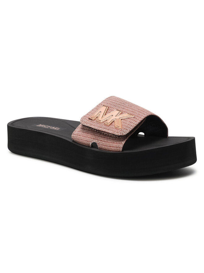 Mk rose gold slides 2025