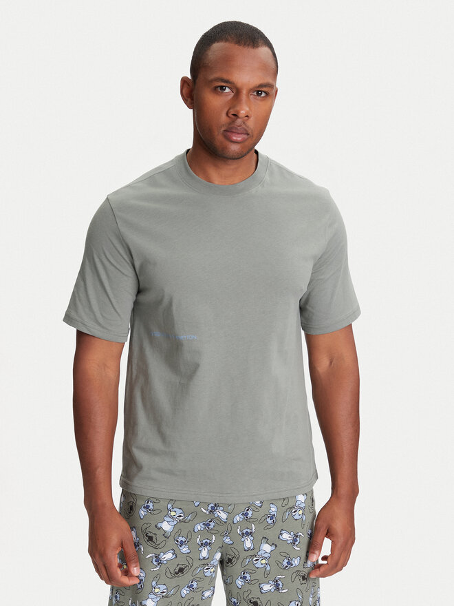 United Colors Of Benetton United Colors Of Benetton Футболка 30964M01W Сірий Regular Fit