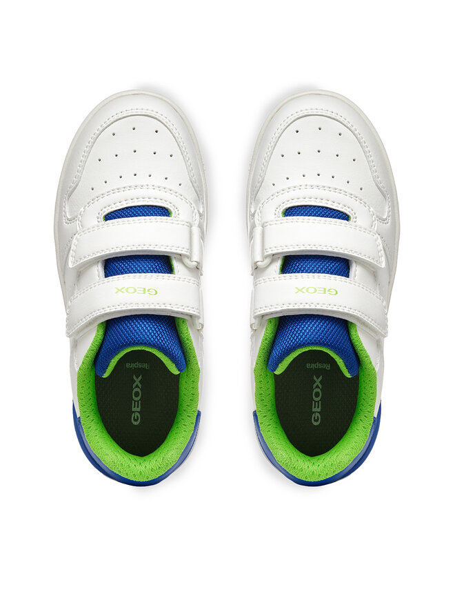 Geox Sneakersy Geox WashibaJ46LQA 000BC C0293 S Biela