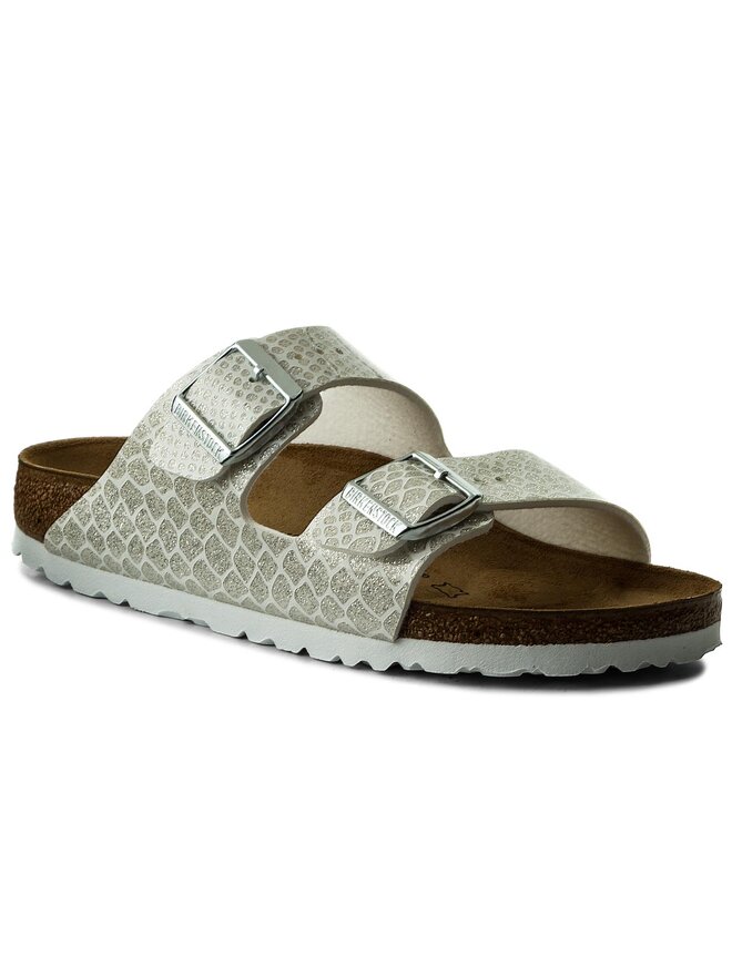 Pantoletten Birkenstock Arizona Bs 1009127 WeiB eschuhe