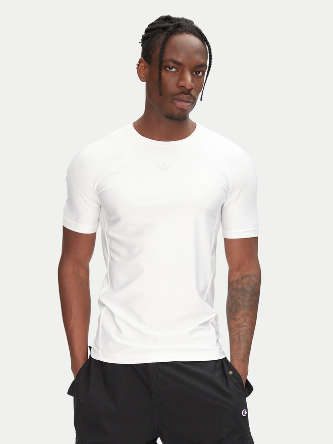 adidas adidas T-Shirt Fashion Cut Line JD0046 Weiß Slim Fit
