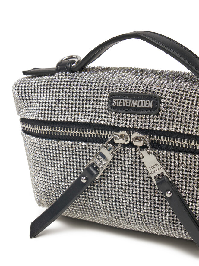 Steve Madden Ročna torba Steve Madden Bkeli SM13001579 Srebrna