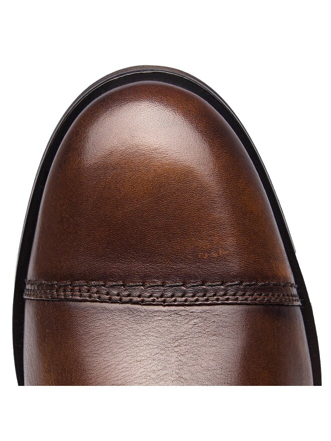 Tommy Jeans Schnürschuhe Tommy Jeans Dressy Leather Lace EM0EM00136 Braun