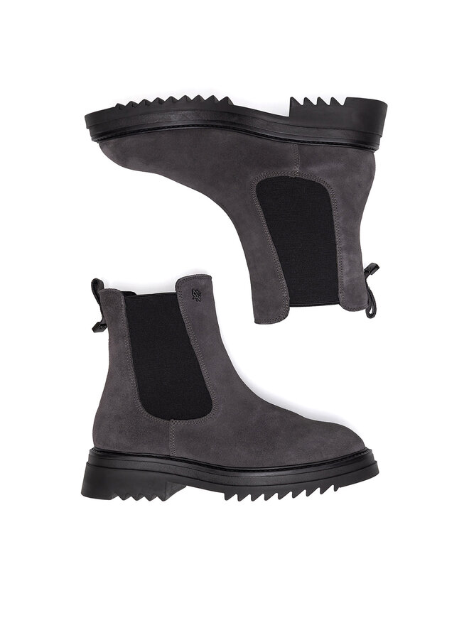 MEXX Kotníková obuv s elastickým prvkem MEXX MX/004C-WB Šedá