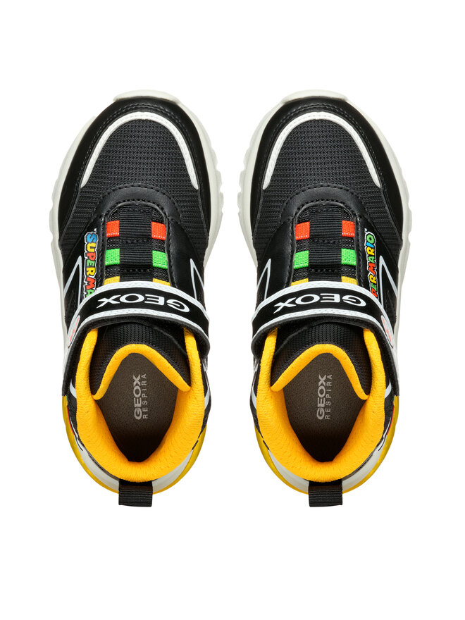 Geox Sneakersy Geox J Ciberdron Boy J46LBJ 054FU C0054 S Czarny