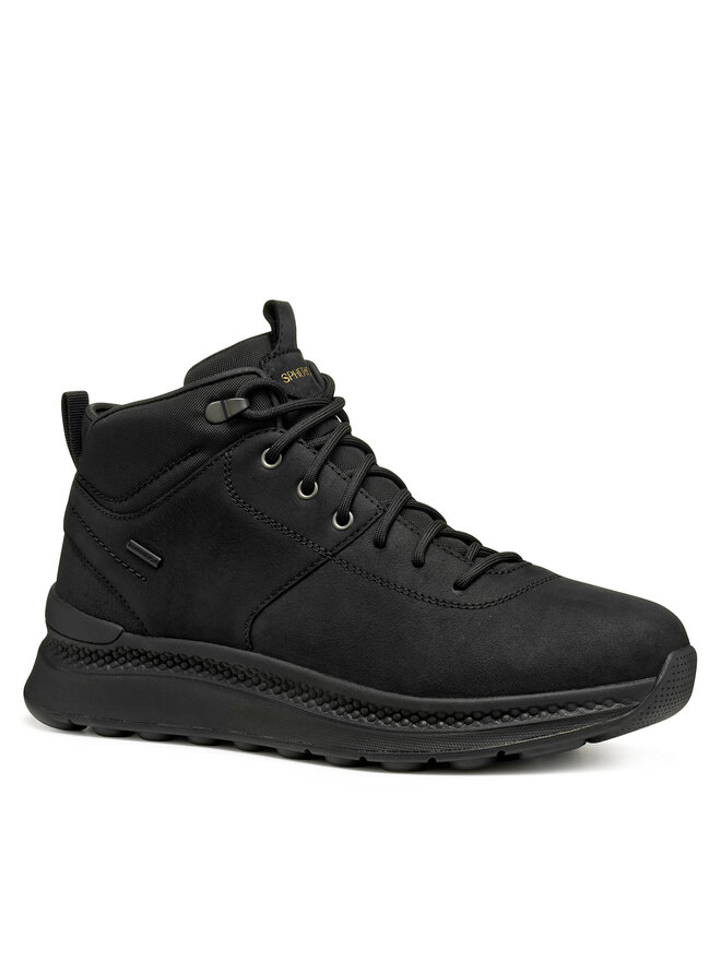 Geox Schnürschuhe Geox U Spherica Actif X2 U56HMD 04511 C9999 Schwarz